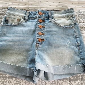 Kancan Light Wash Shorts